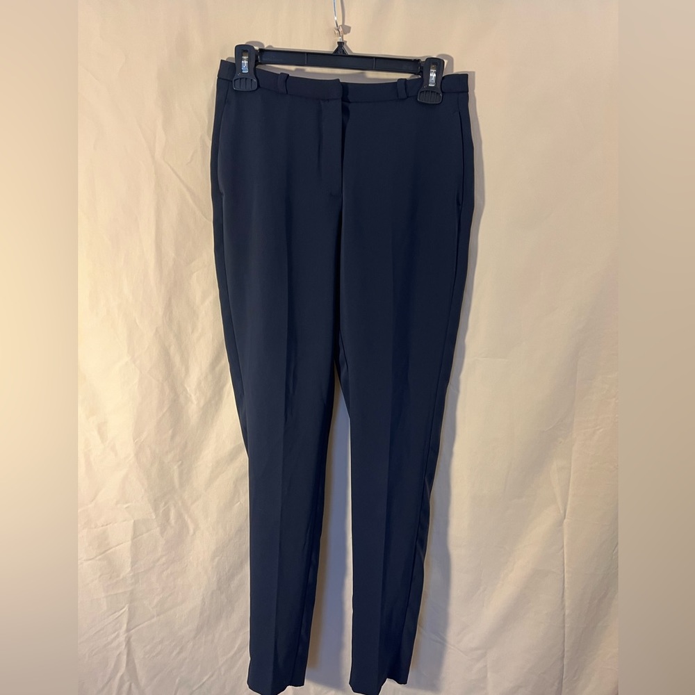 Navy blue trousers